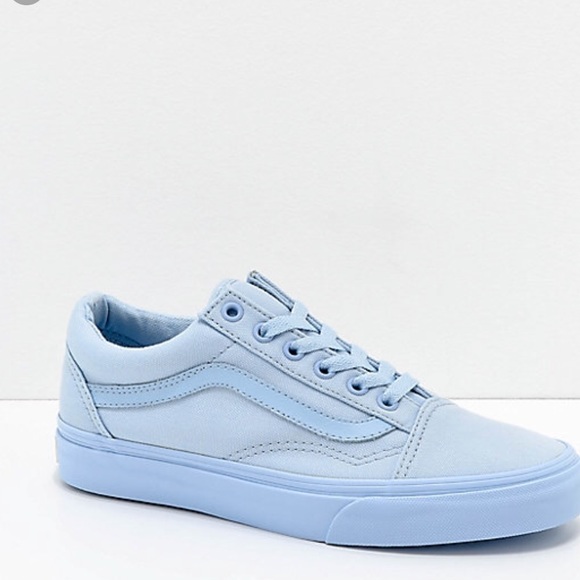 pastel blue vans